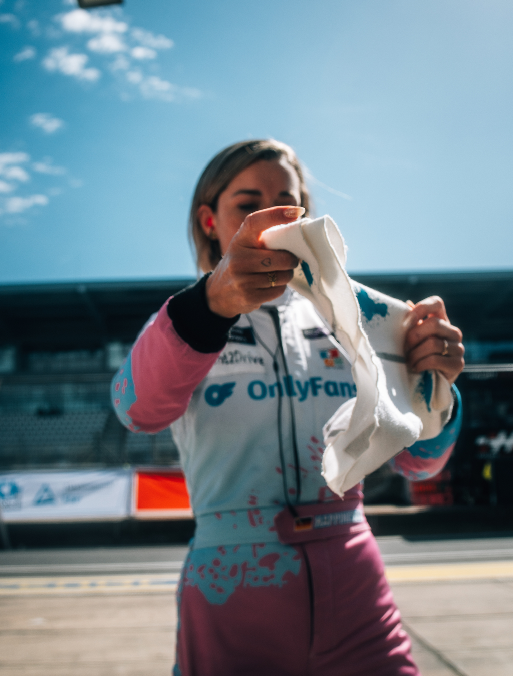 Happinessa Official Race-Worn Driver's Balaclava